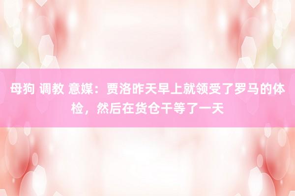 母狗 调教 意媒：贾洛昨天早上就领受了罗马的体检，然后在货仓干等了一天